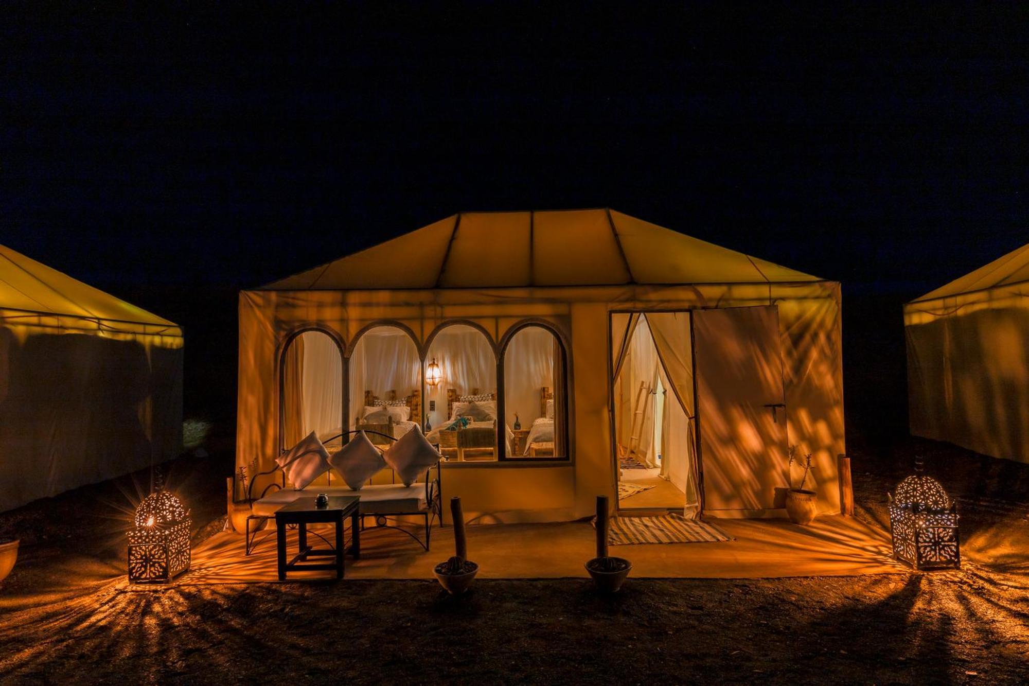 ホテル Soleil Camp & Camel Trekking メルズーガ エクステリア 写真